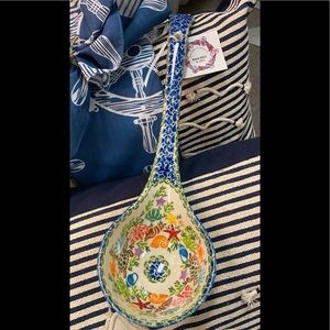 Large Polish Pottery Ladle